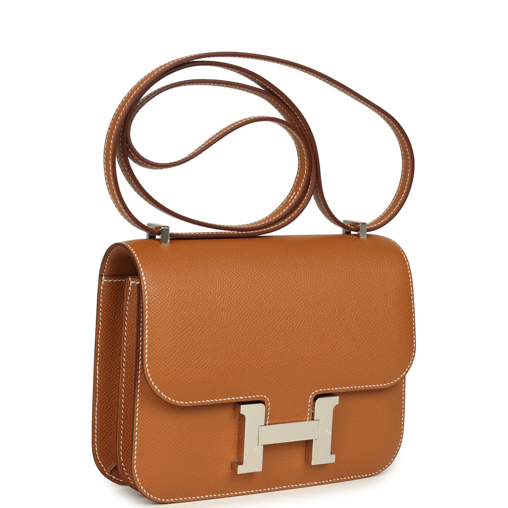 Constance 18 Gold Epsom Palladium Hardware Bag