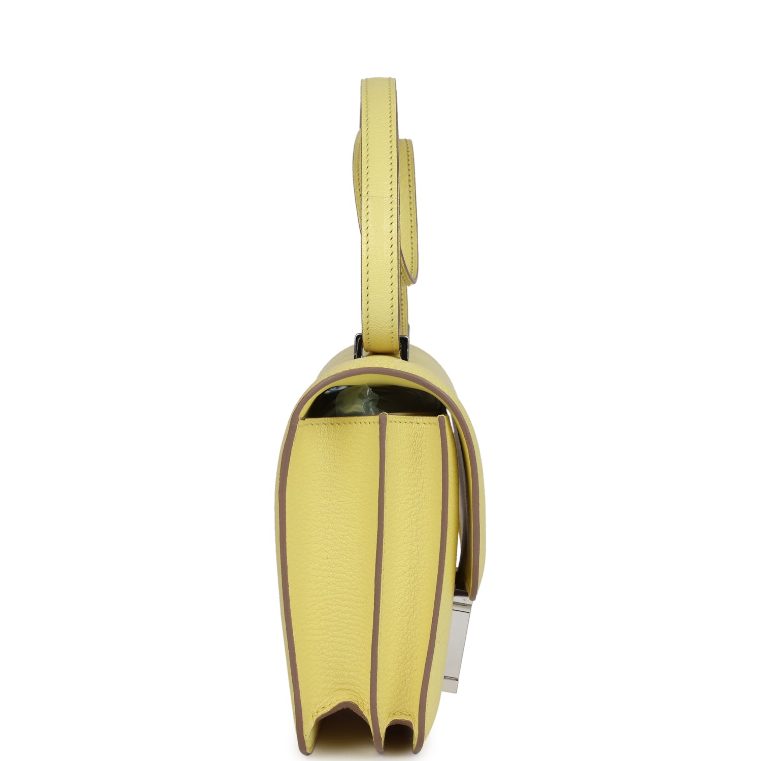 Constance 18 Limoncello Chevre Mysore Palladium Hardware Bag