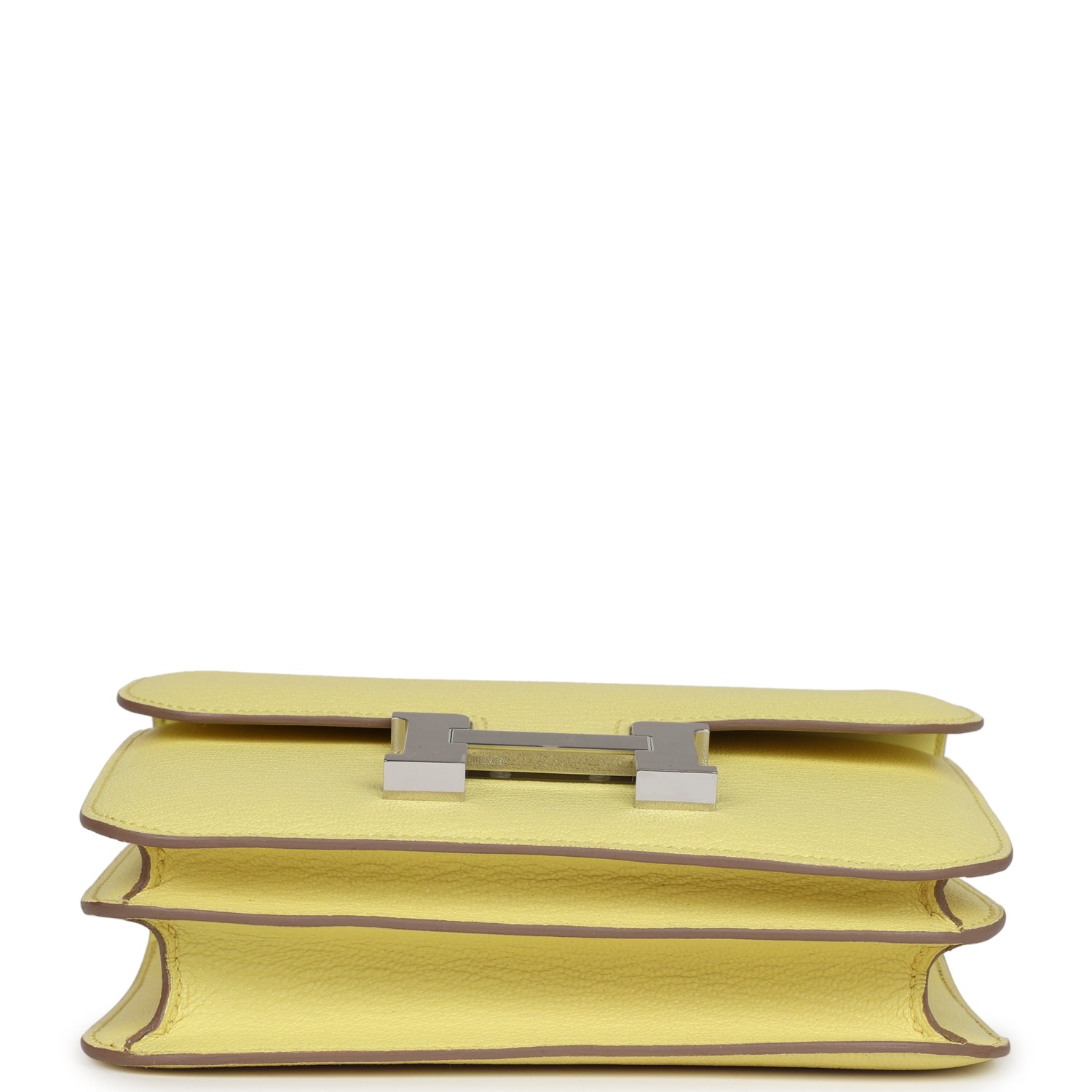 Constance 18 Limoncello Chevre Mysore Palladium Hardware Bag