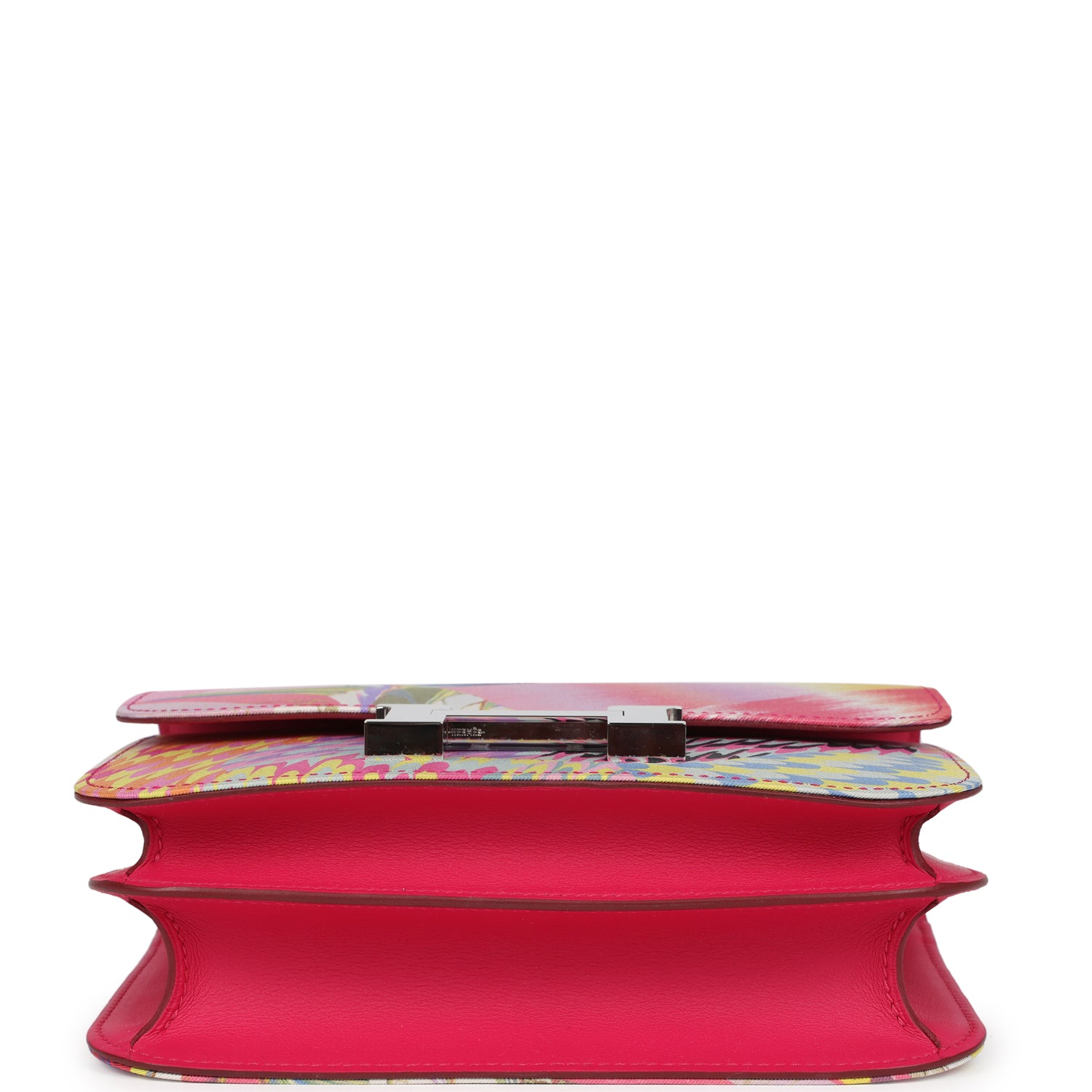 Constance 18 Marble Silk Rose Mexico Swift Palladium Hardware Bag