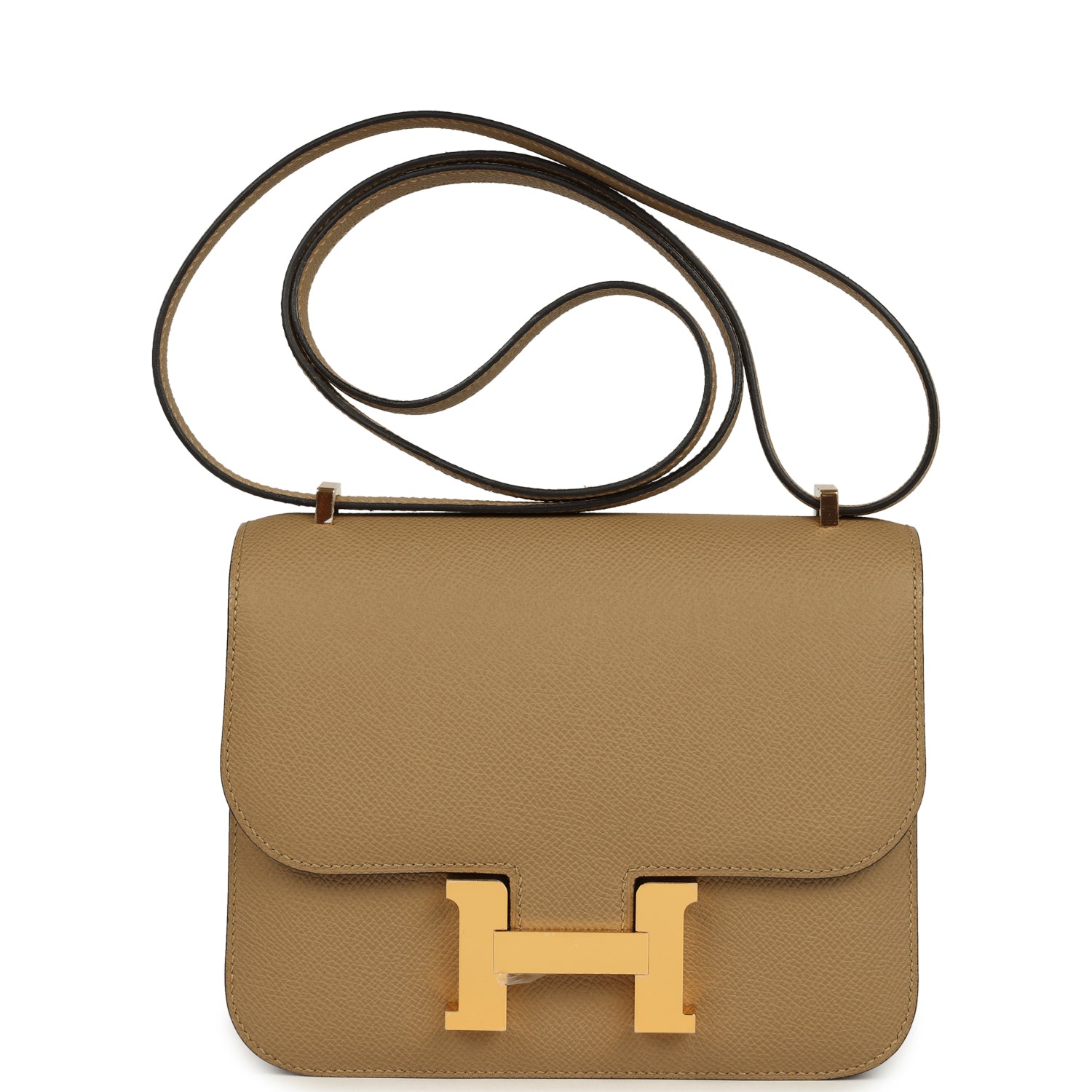 Constance 18 Poussiere Epsom Gold Hardware Bag