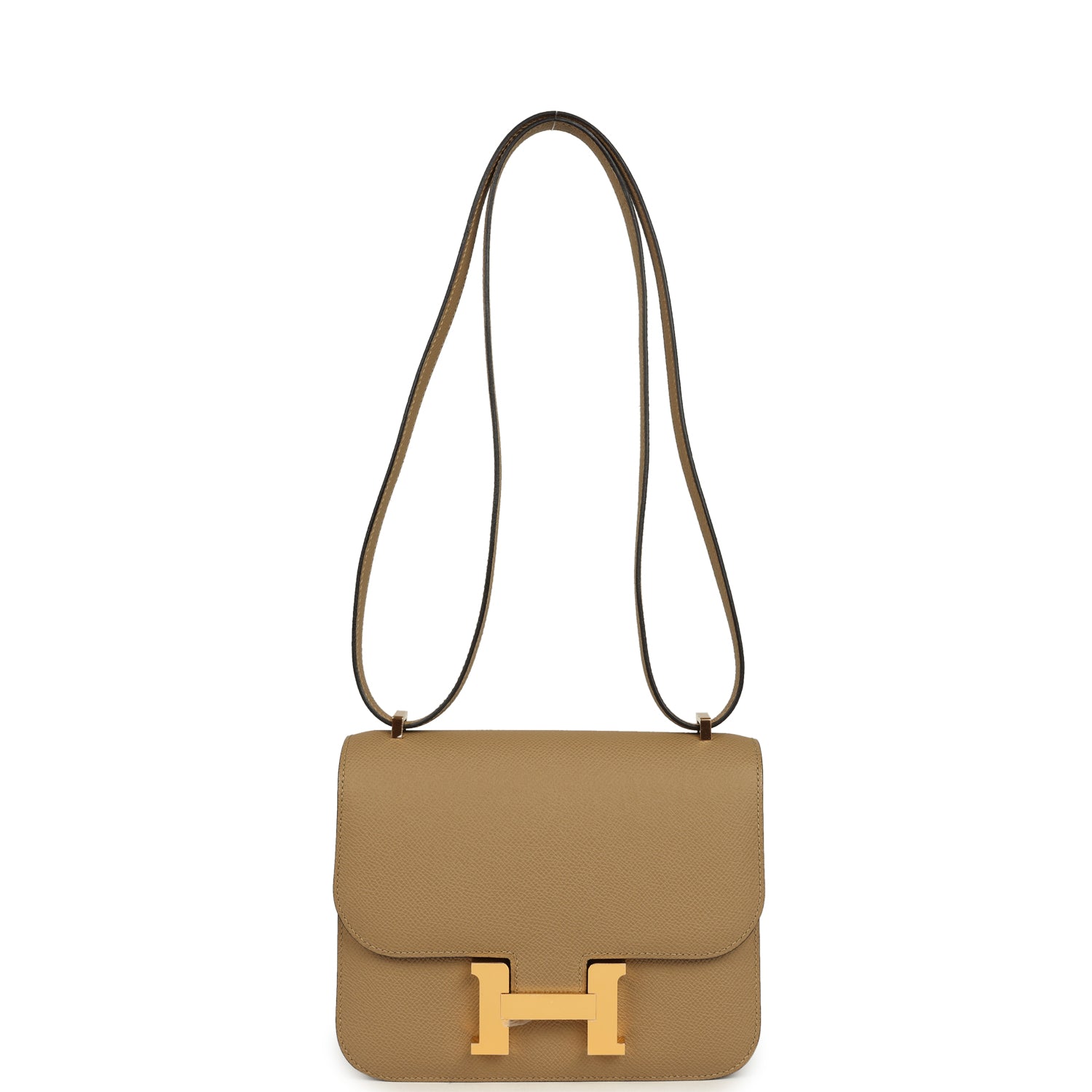 Constance 18 Poussiere Epsom Gold Hardware Bag