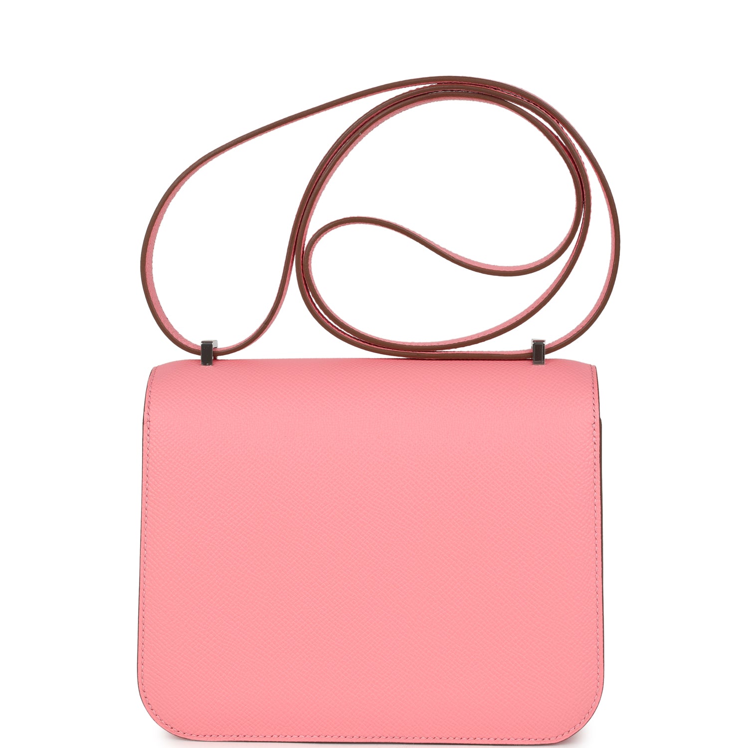 Constance 18 Rose Confetti Epsom Palladium Hardware Bag