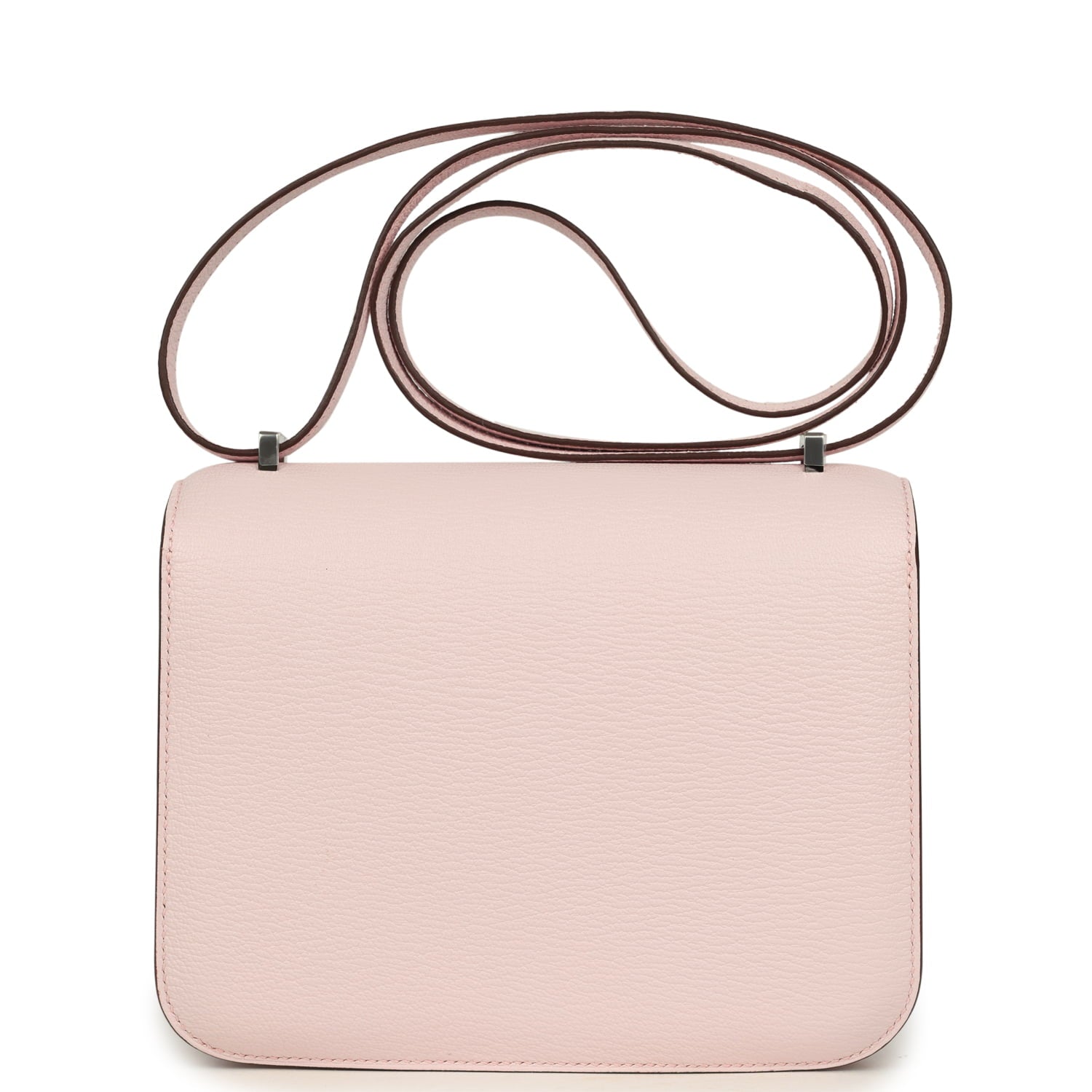 Constance 18 Rose Darling Chevre Mysore Palladium Hardware Bag