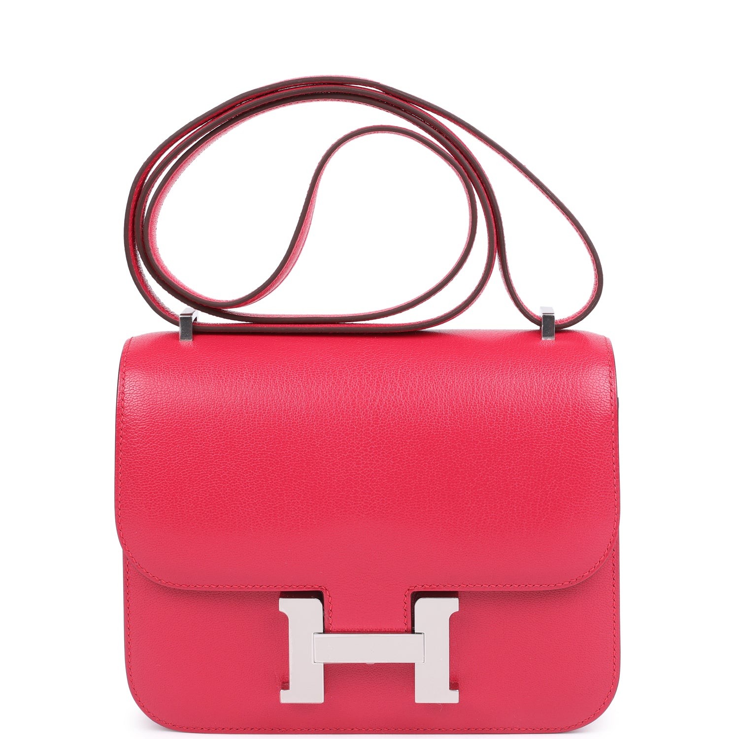Constance 18 Rose Extreme Chevre Chamkila Palladium Hardware Bag