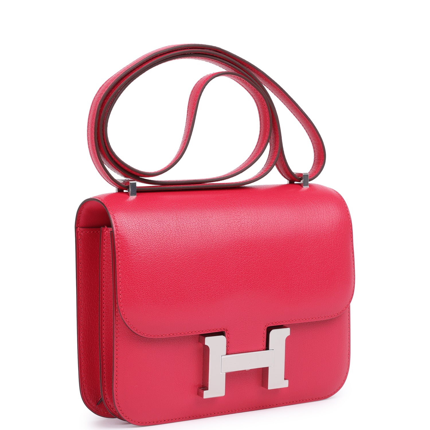Constance 18 Rose Extreme Chevre Chamkila Palladium Hardware Bag