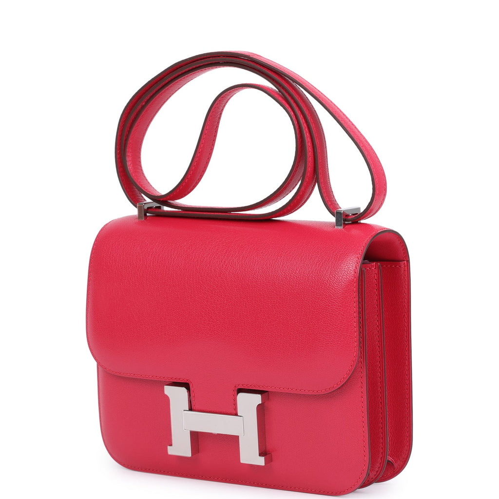 Constance 18 Rose Extreme Chevre Chamkila Palladium Hardware Bag