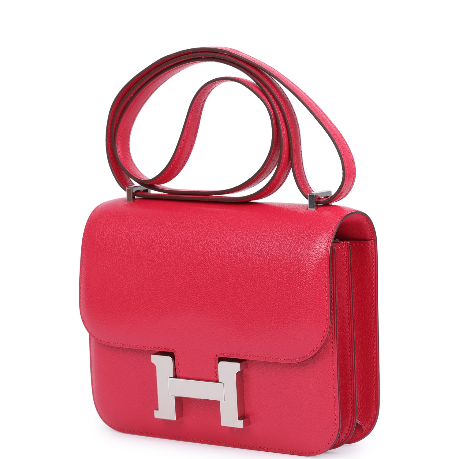 Constance 18 Rose Extreme Chevre Chamkila Palladium Hardware Bag