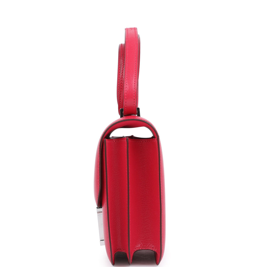 Constance 18 Rose Extreme Chevre Chamkila Palladium Hardware Bag