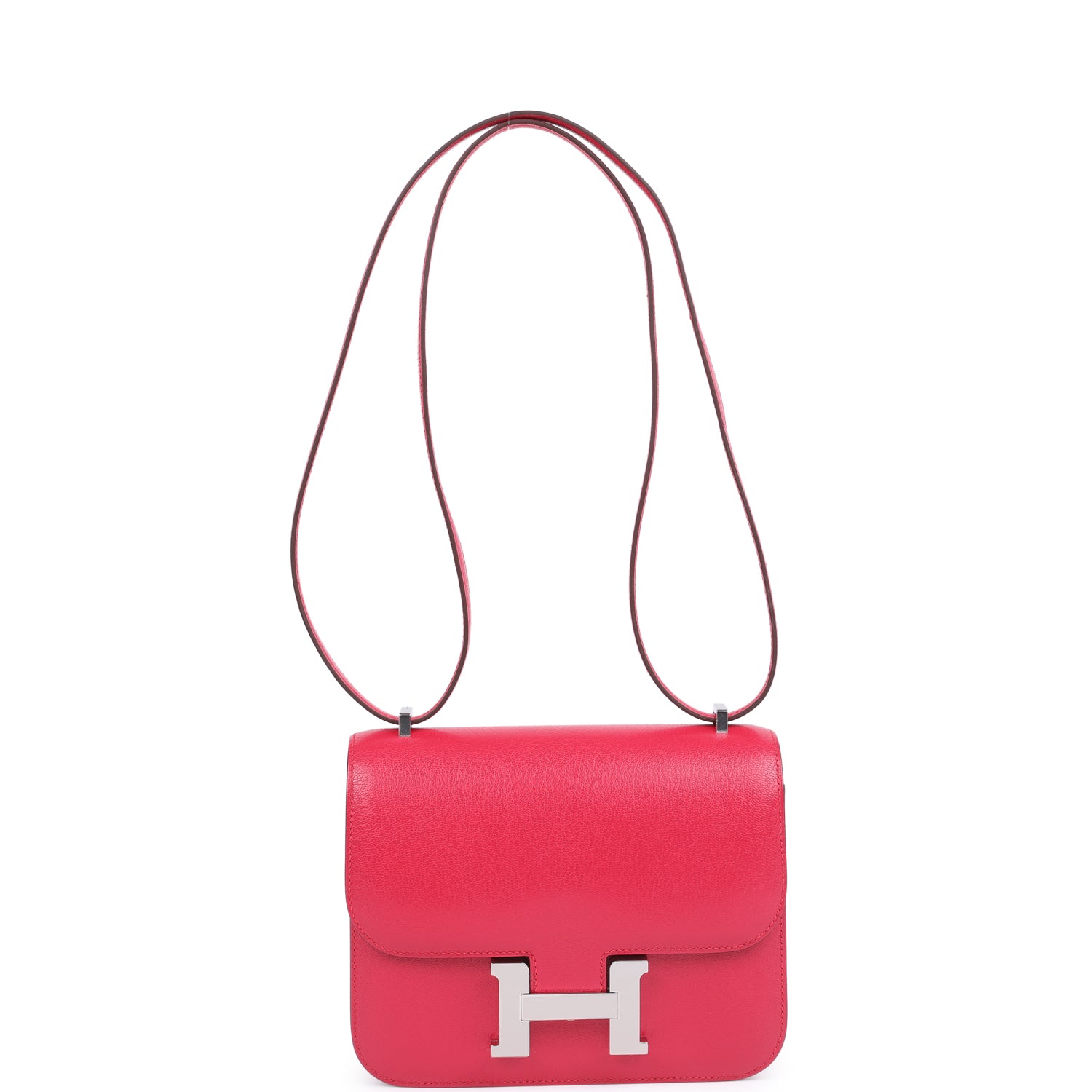 Constance 18 Rose Extreme Chevre Chamkila Palladium Hardware Bag