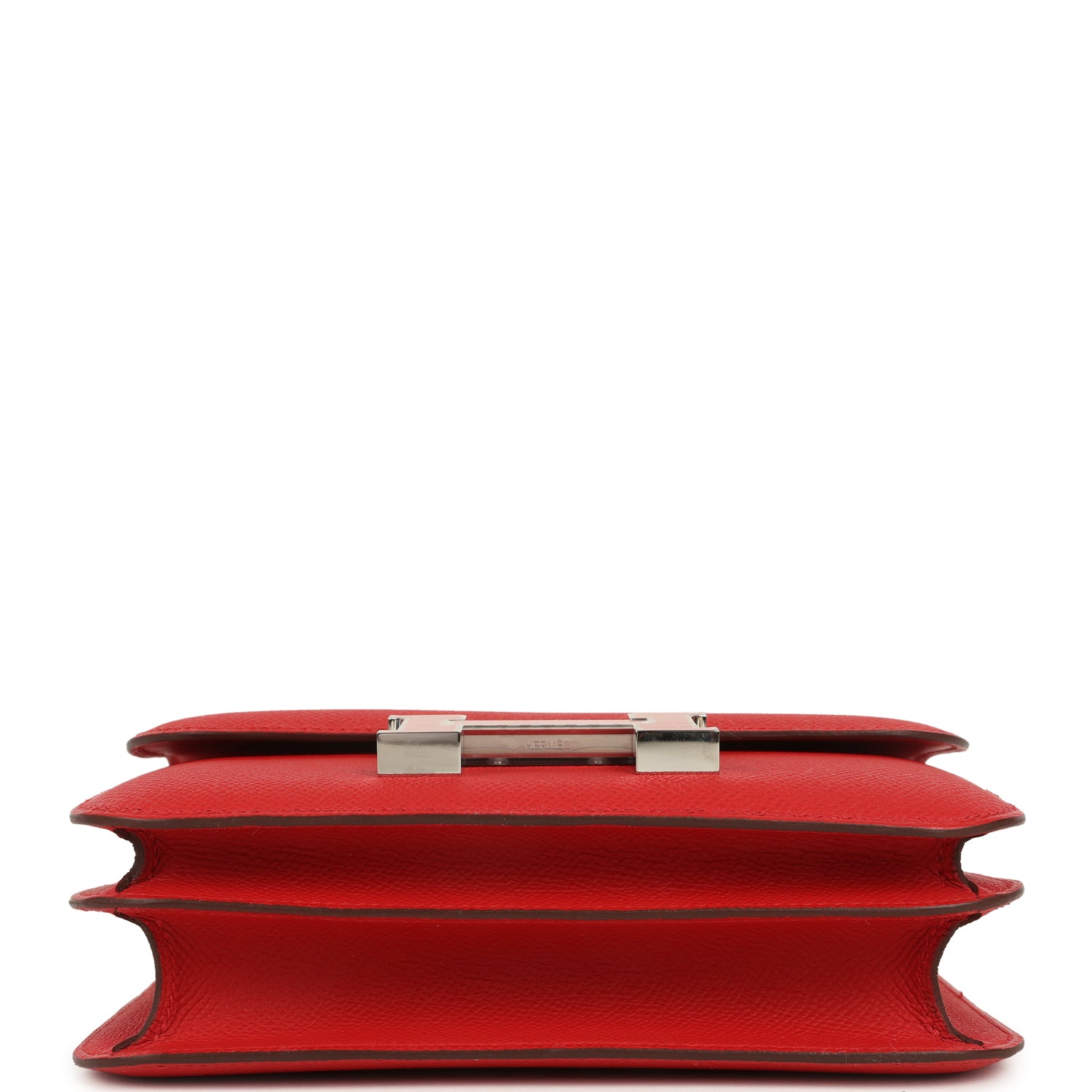 Constance 18 Rouge Radieux Epsom Lacquered Palladium Hardware Bag
