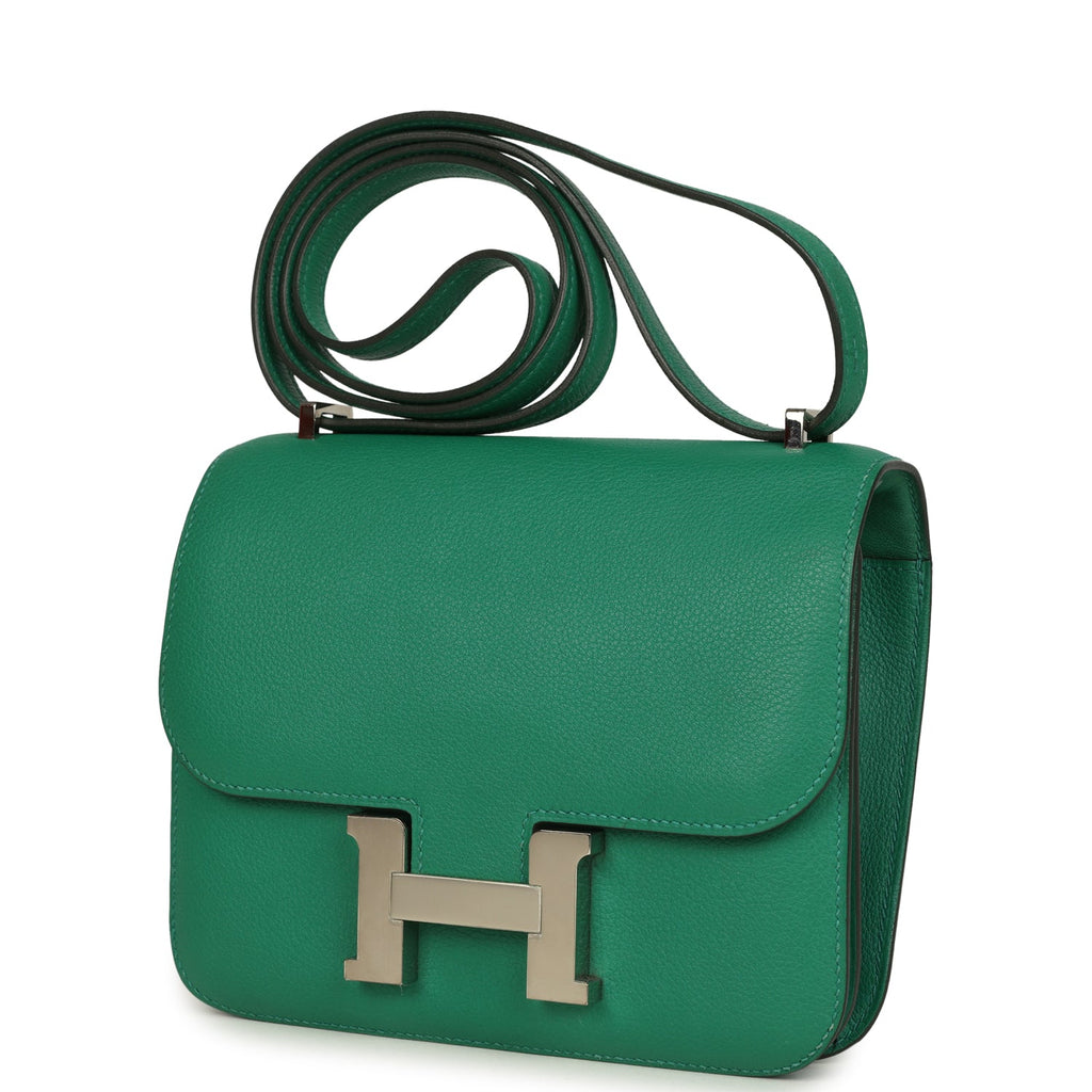 Constance 18 Vert Vertigo Evercolor Palladium Hardware Bag