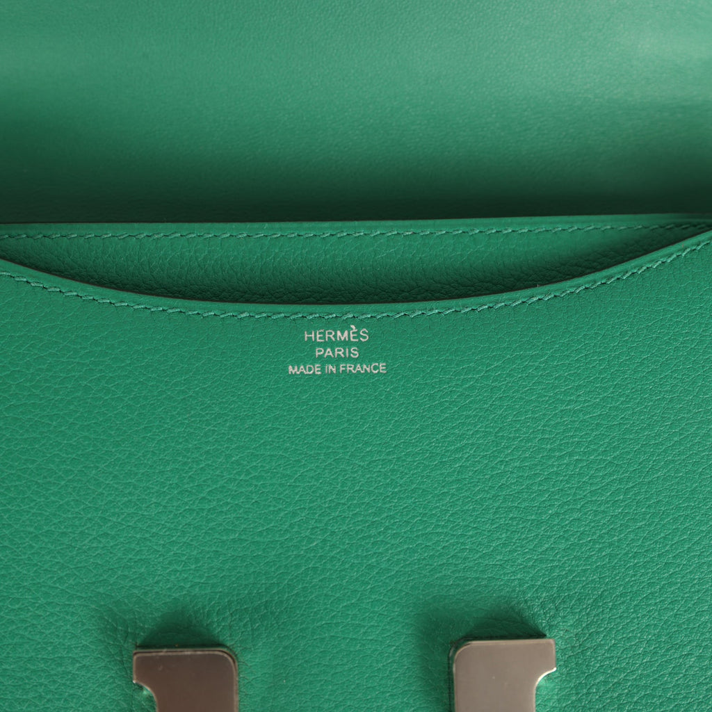 Constance 18 Vert Vertigo Evercolor Palladium Hardware Bag
