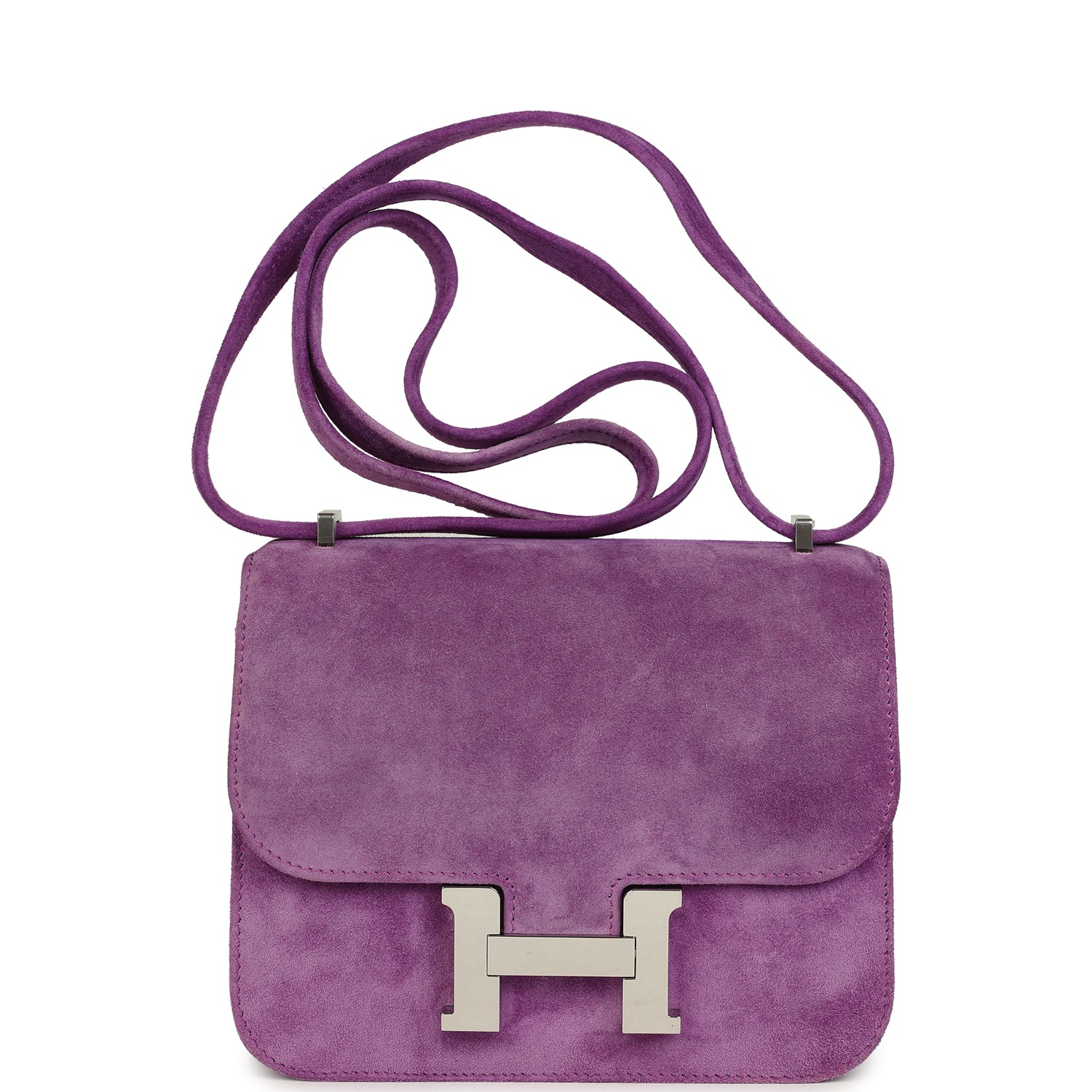 Constance 18 Violet Doblis Palladium Hardware Bag