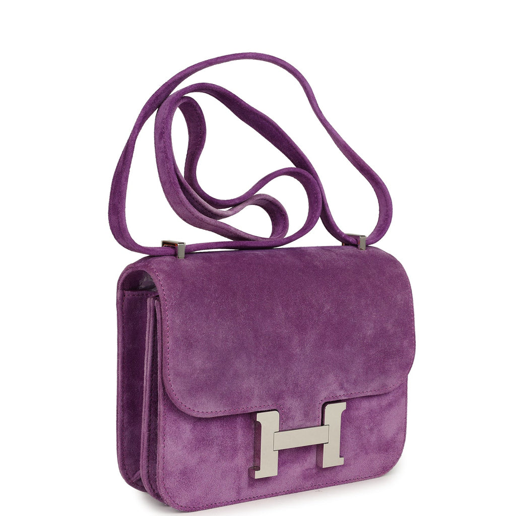 Constance 18 Violet Doblis Palladium Hardware Bag