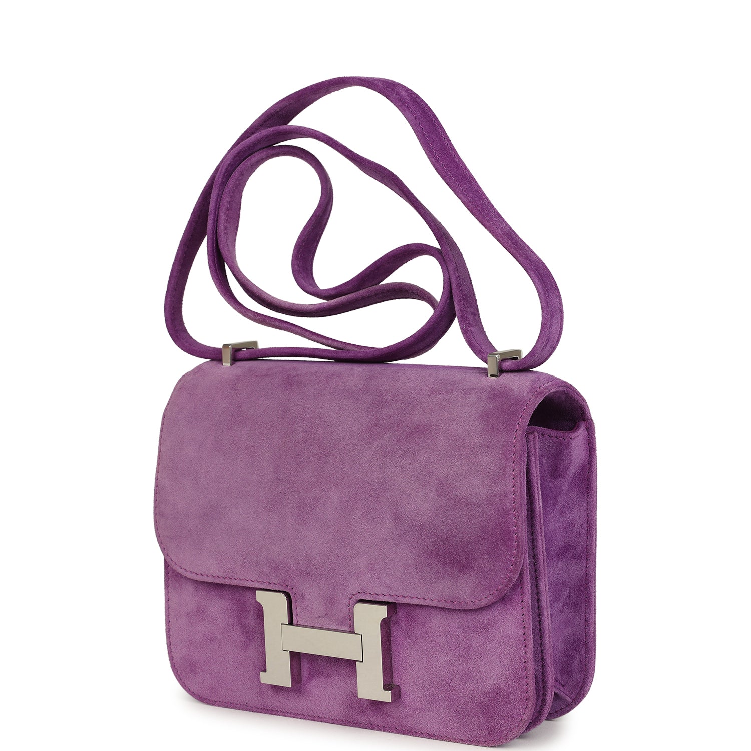 Constance 18 Violet Doblis Palladium Hardware Bag