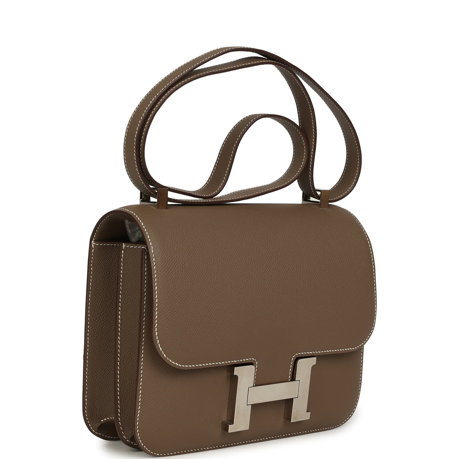Constance 24 Etoupe Epsom Palladium Hardware Bag