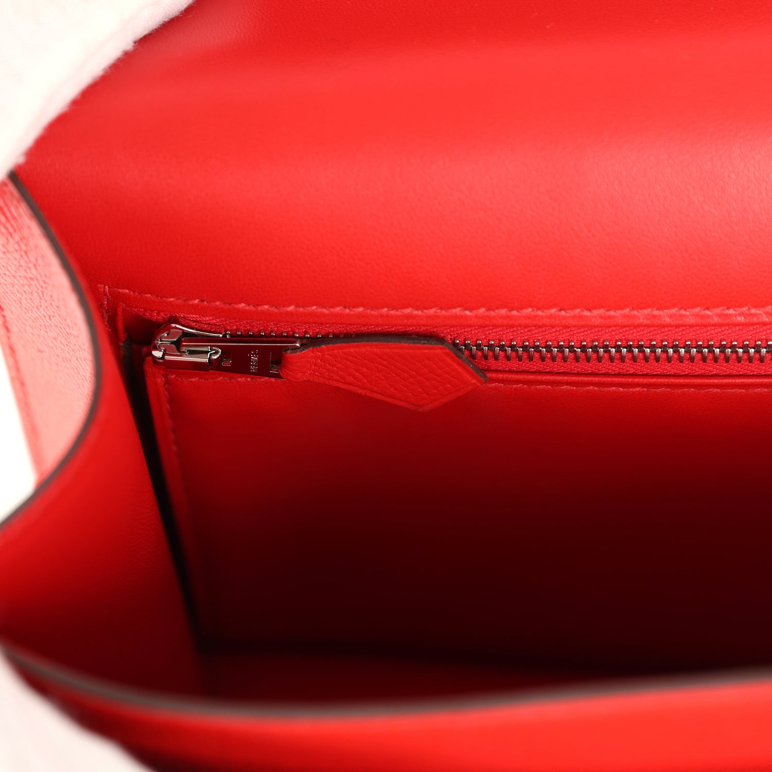 Constance 24 Rouge De Coeur Epsom Lacquered Palladium Hardware Bag