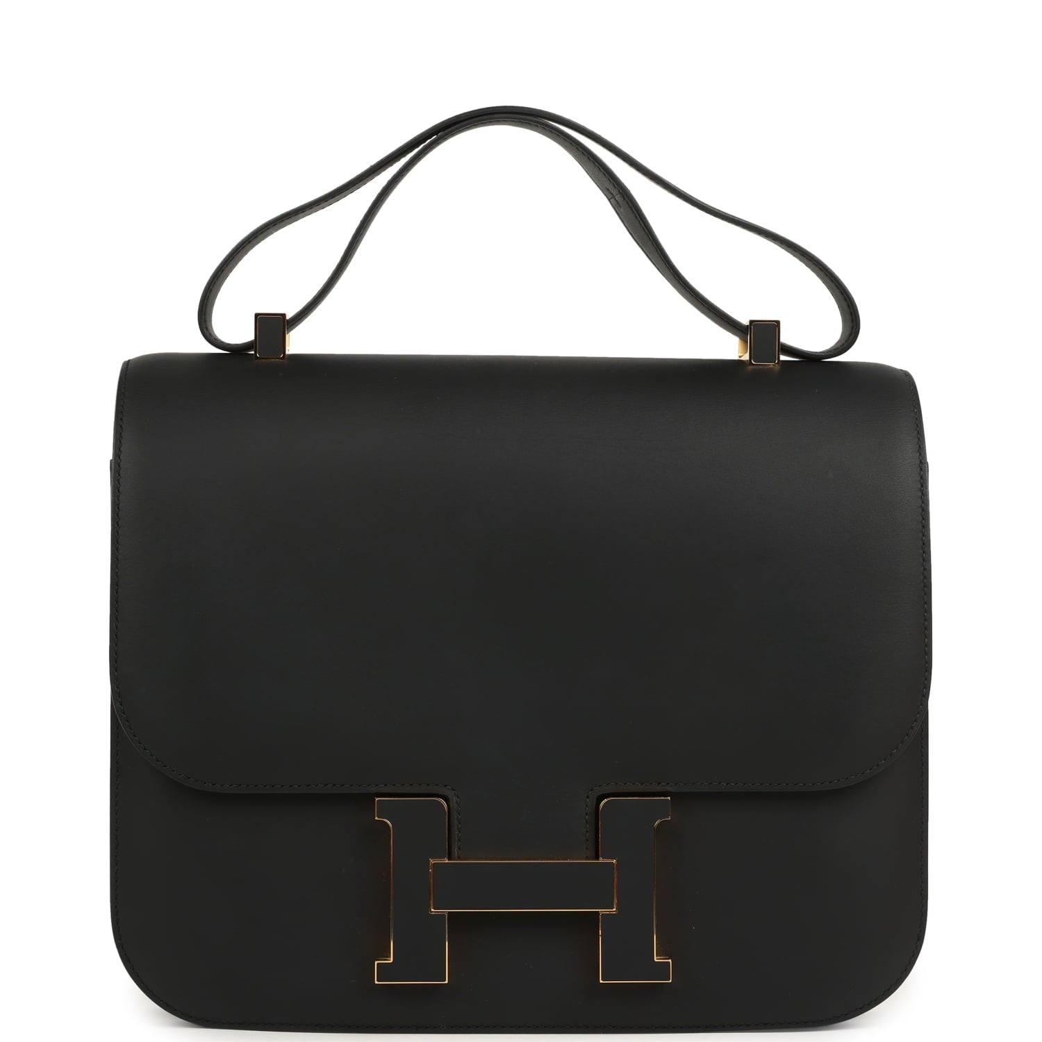 Constance Cartable 29 Black Sombrero Gold Hardware Bag
