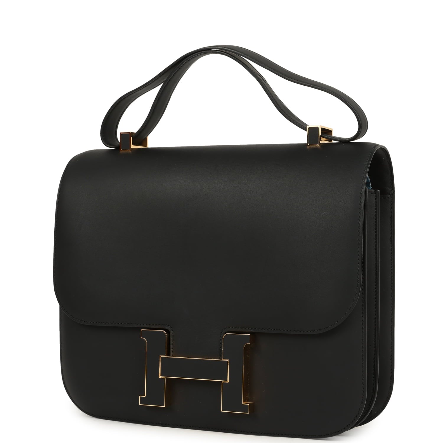 Constance Cartable 29 Black Sombrero Gold Hardware Bag