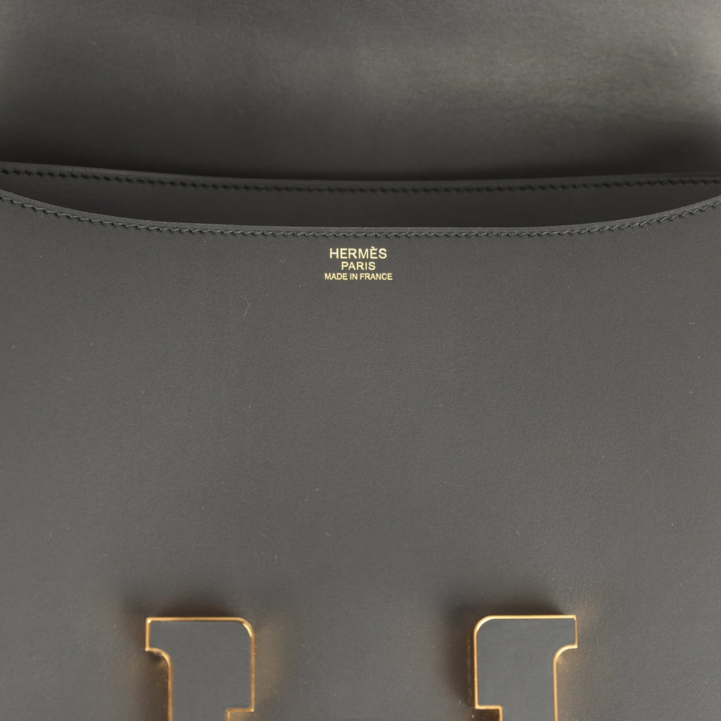 Constance Cartable 29 Black Sombrero Gold Hardware Bag