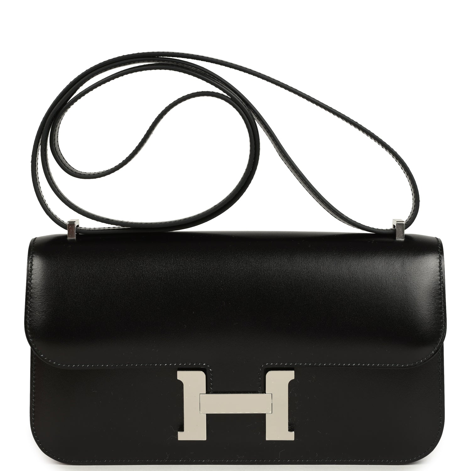 Constance Elan Black Box Palladium Hardware Bag
