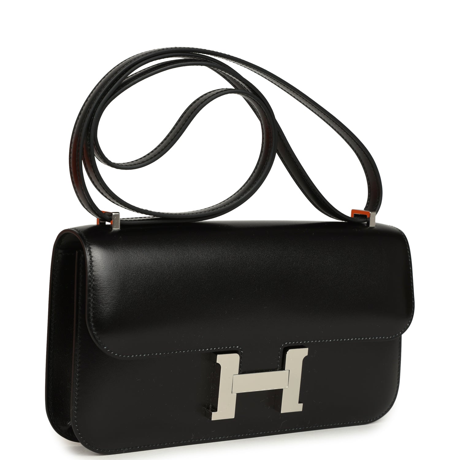 Constance Elan Black Box Palladium Hardware Bag