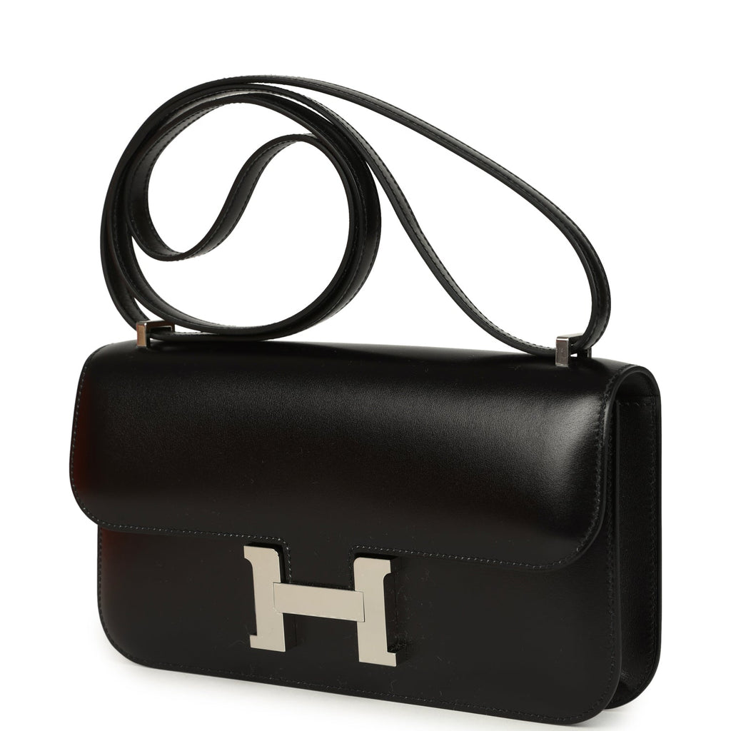 Constance Elan Black Box Palladium Hardware Bag