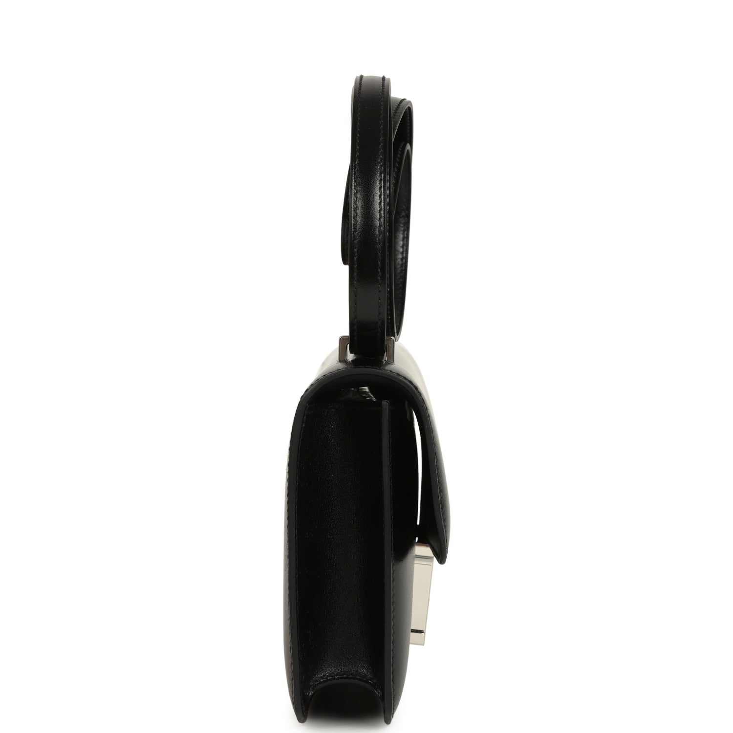 Constance Elan Black Box Palladium Hardware Bag