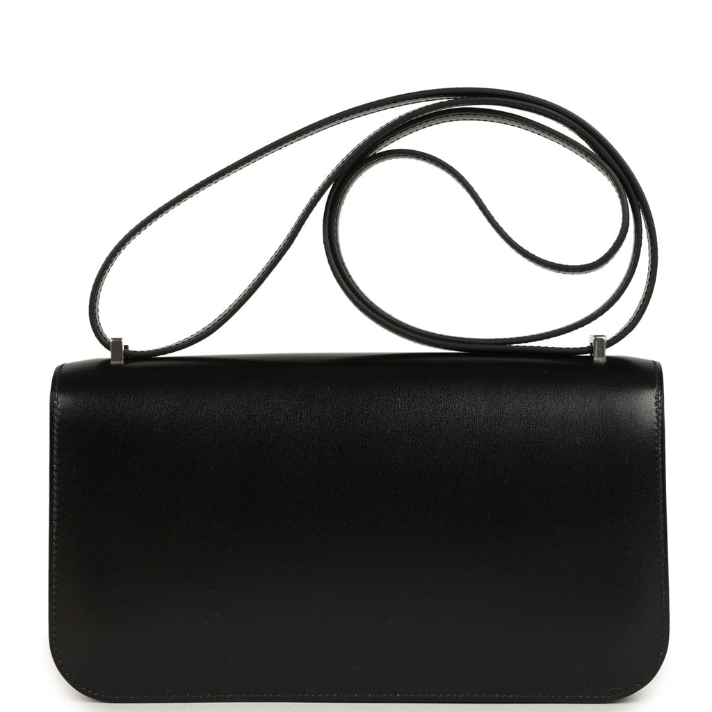 Constance Elan Black Box Palladium Hardware Bag