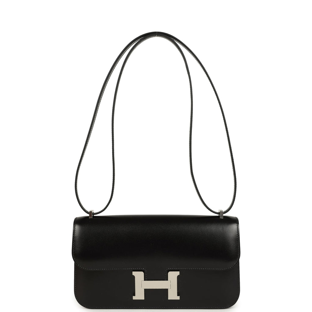 Constance Elan Black Box Palladium Hardware Bag