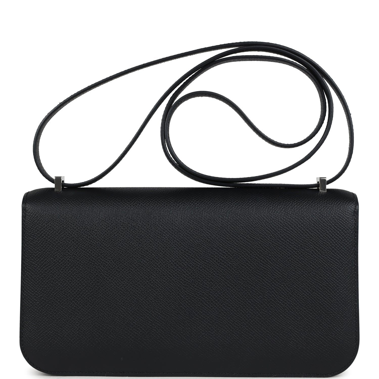 Constance Elan Black Epsom Palladium Hardware Bag