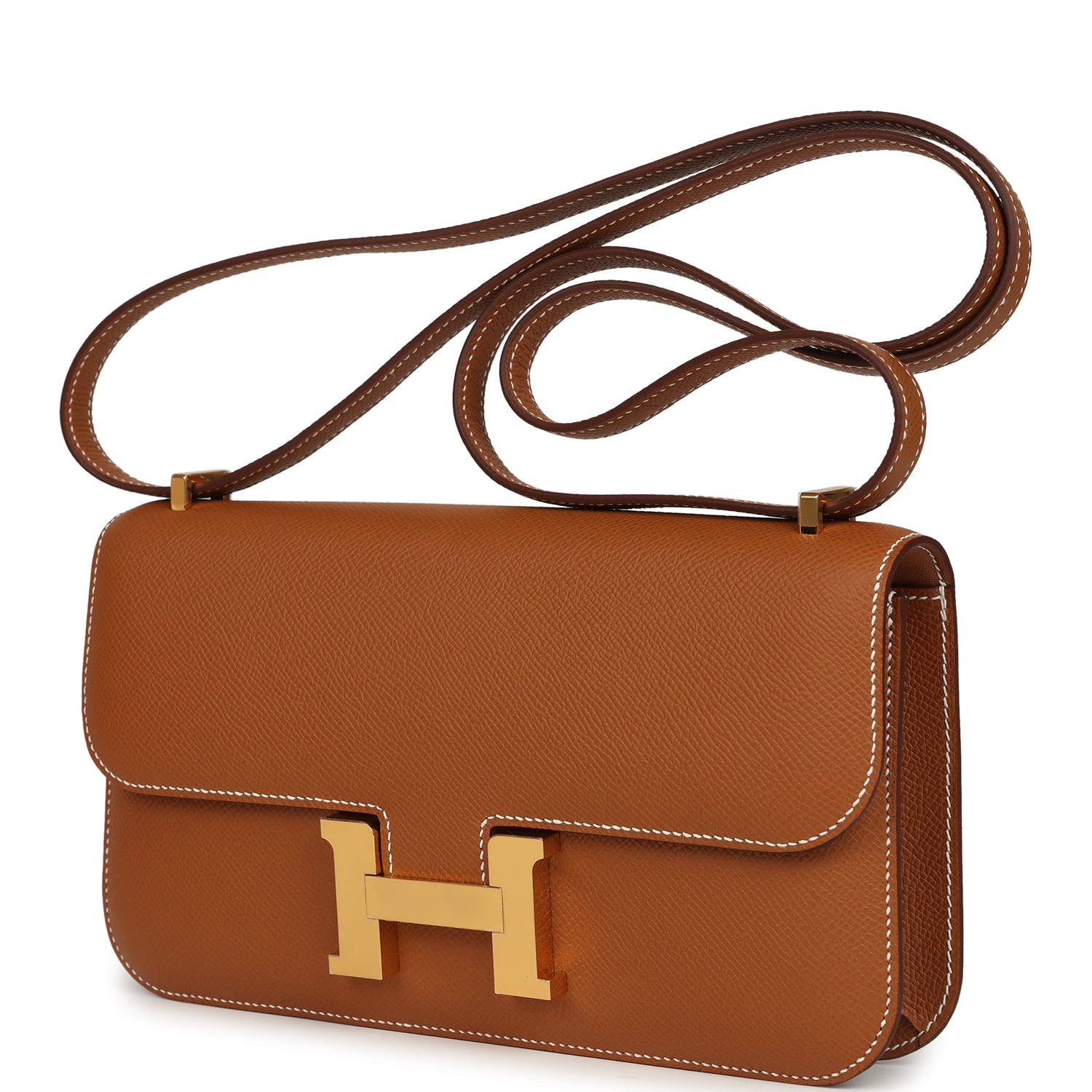 Constance Elan Gold Epsom Gold Hardware Bag