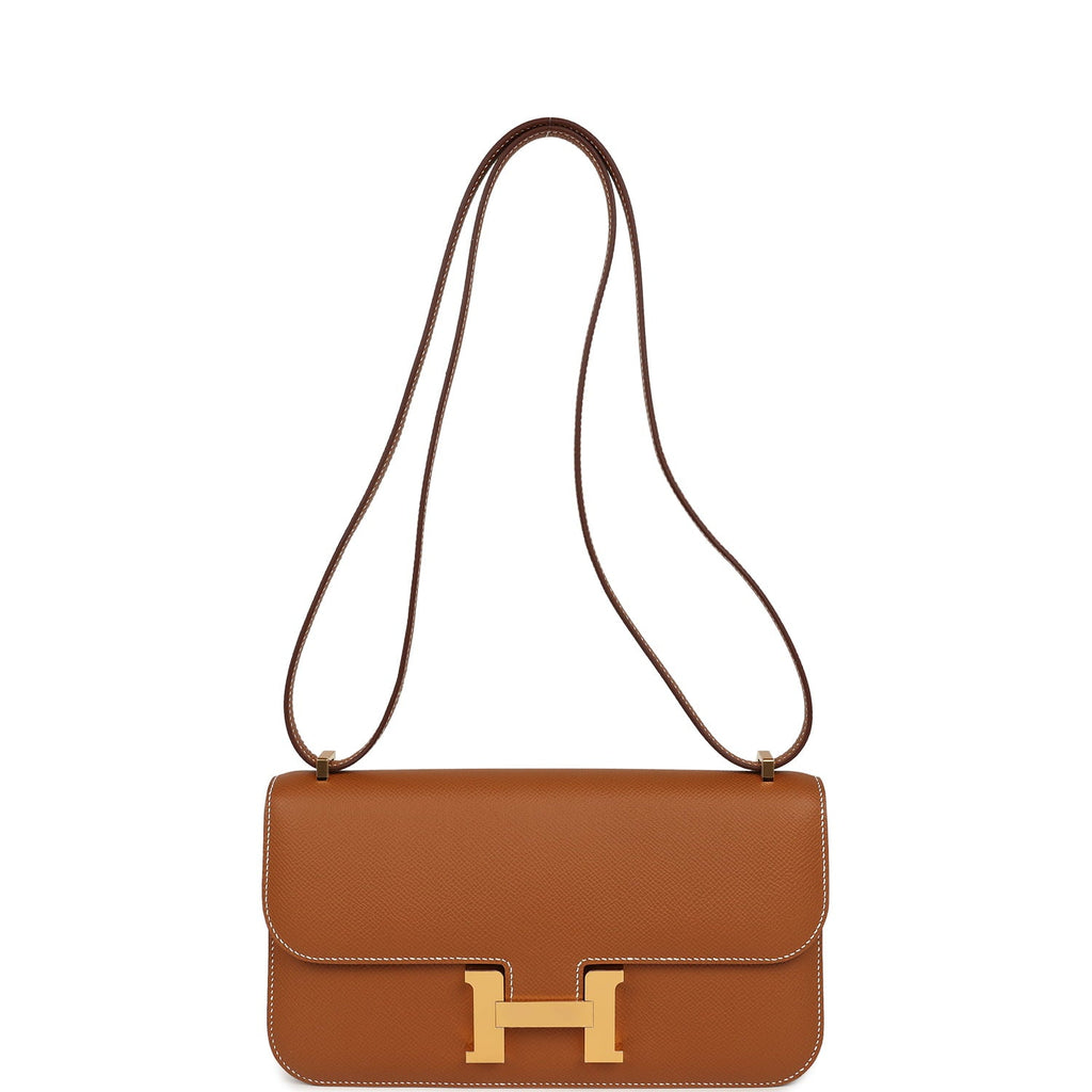 Constance Elan Gold Epsom Gold Hardware Bag