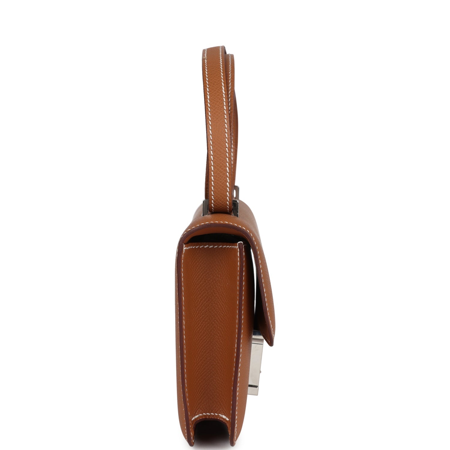 Constance Elan Gold Epsom Palladium Hardware Bag