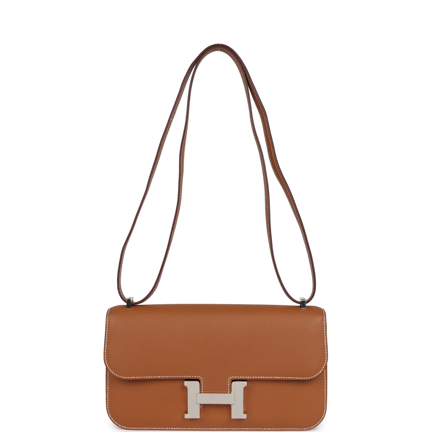Constance Elan Gold Epsom Palladium Hardware Bag
