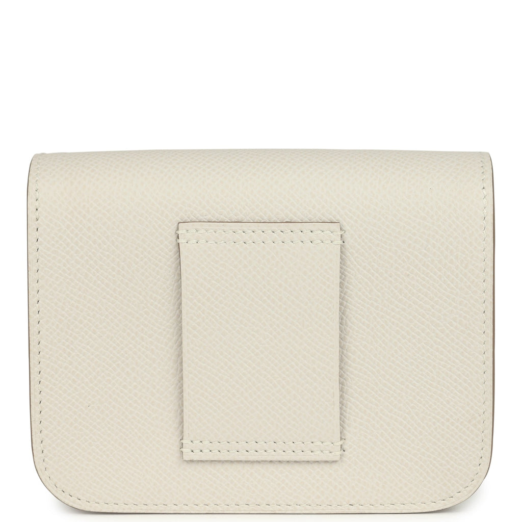 Constance Slim Wallet Craie Epsom Gold Hardware Bag