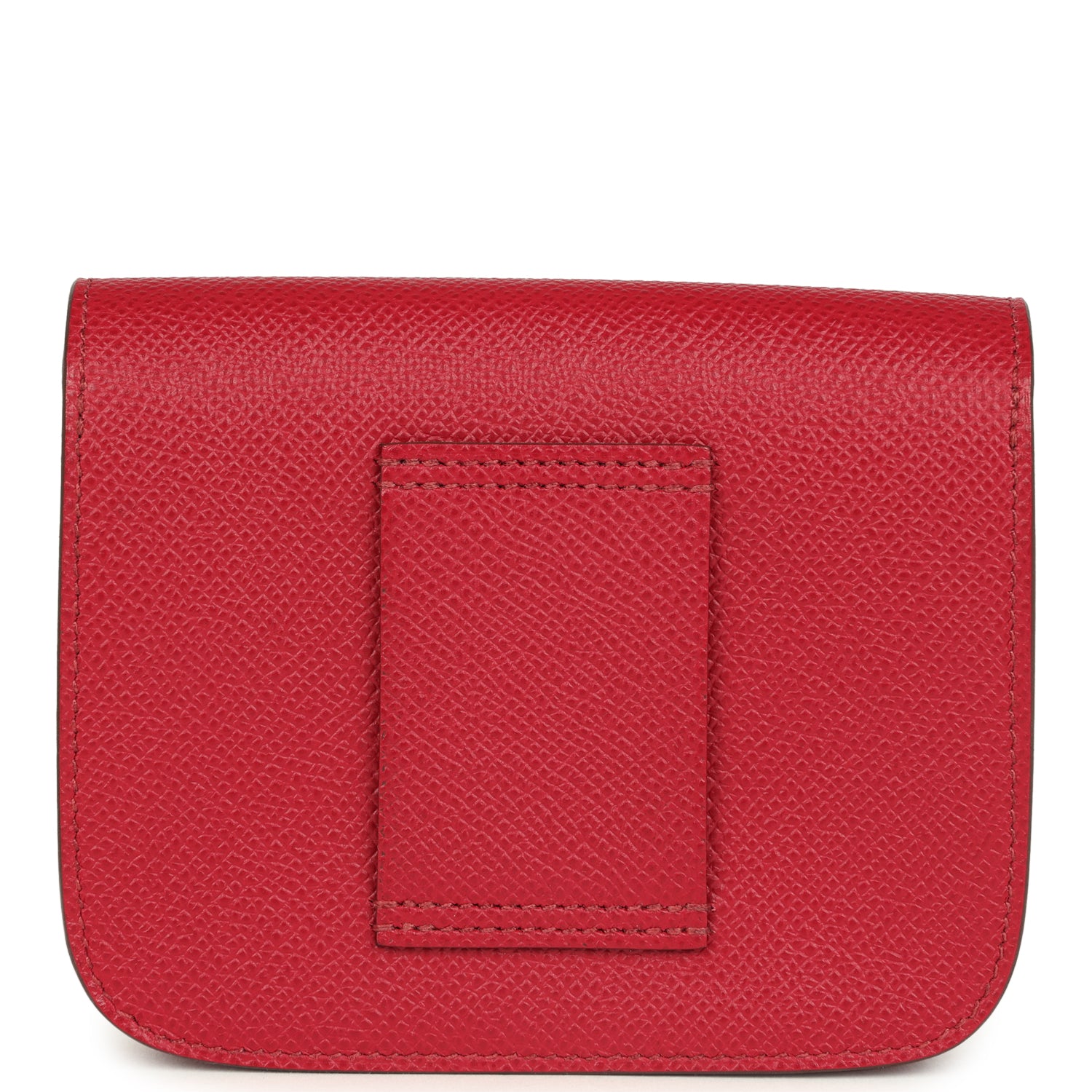 Constance Slim Wallet Rubis Epsom Gold Hardware Bag