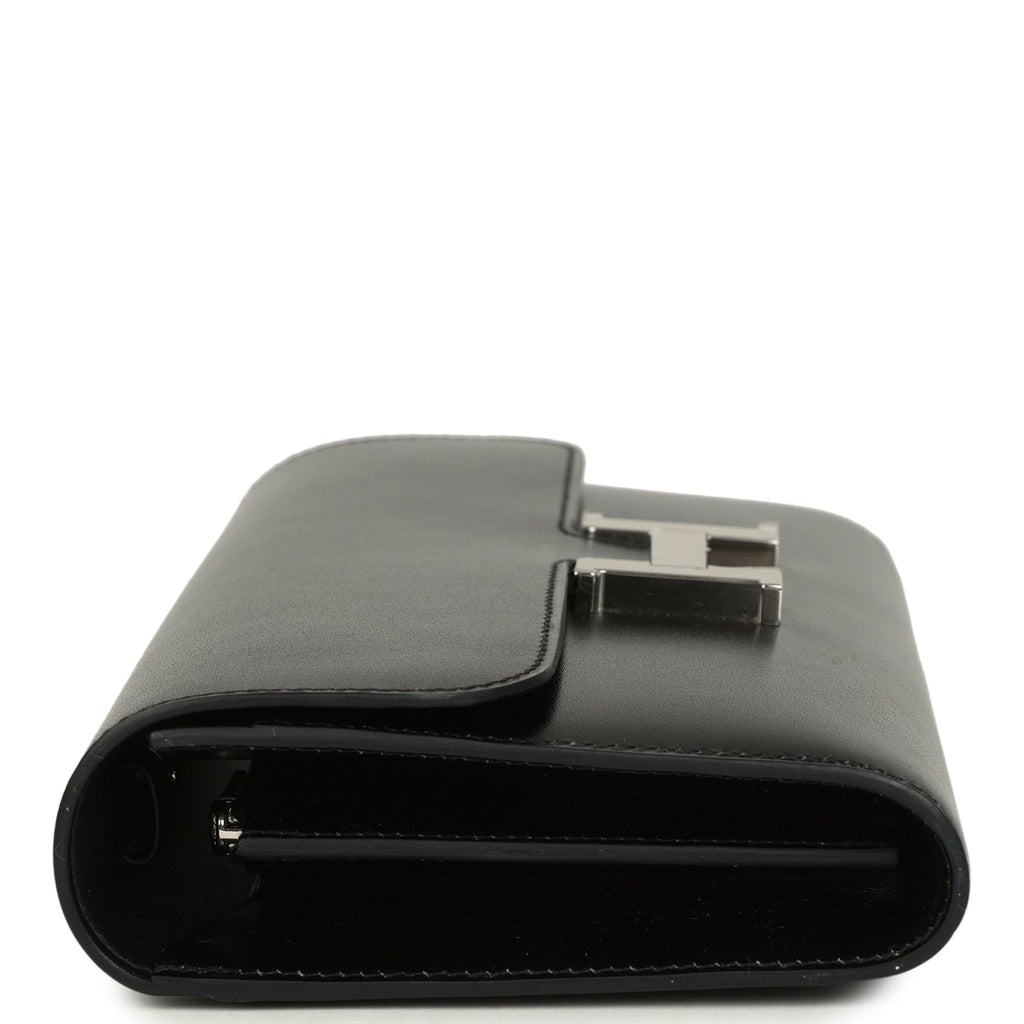 Constance Wallet To Go Black Box Palladium Hardware Bag