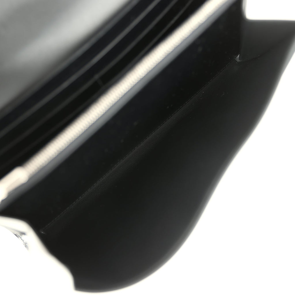 Constance Wallet To Go Black Box Palladium Hardware Bag