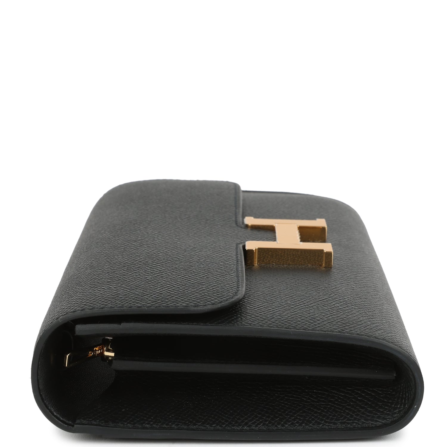 Constance Wallet To Go Black Epsom Gold Hardware Bag