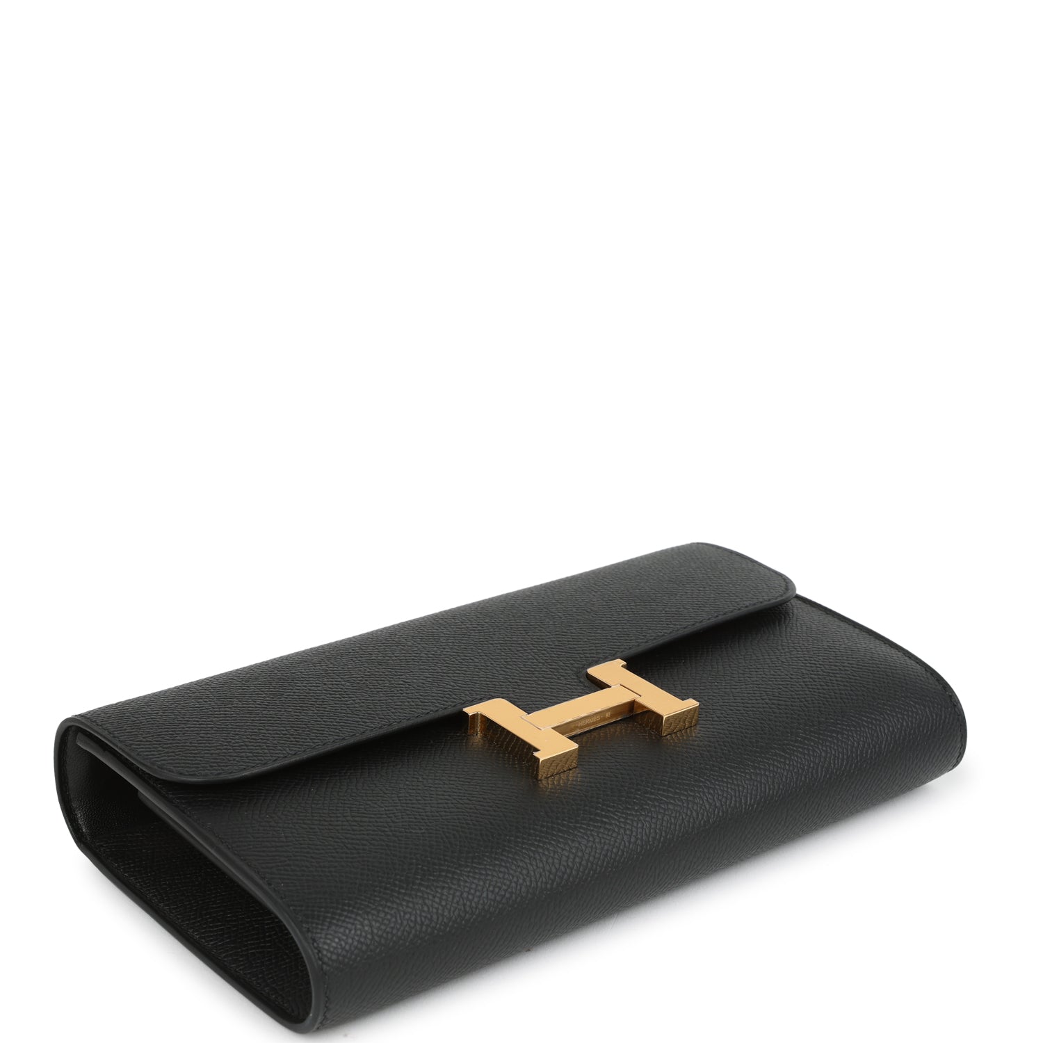 Constance Wallet To Go Black Epsom Gold Hardware Bag