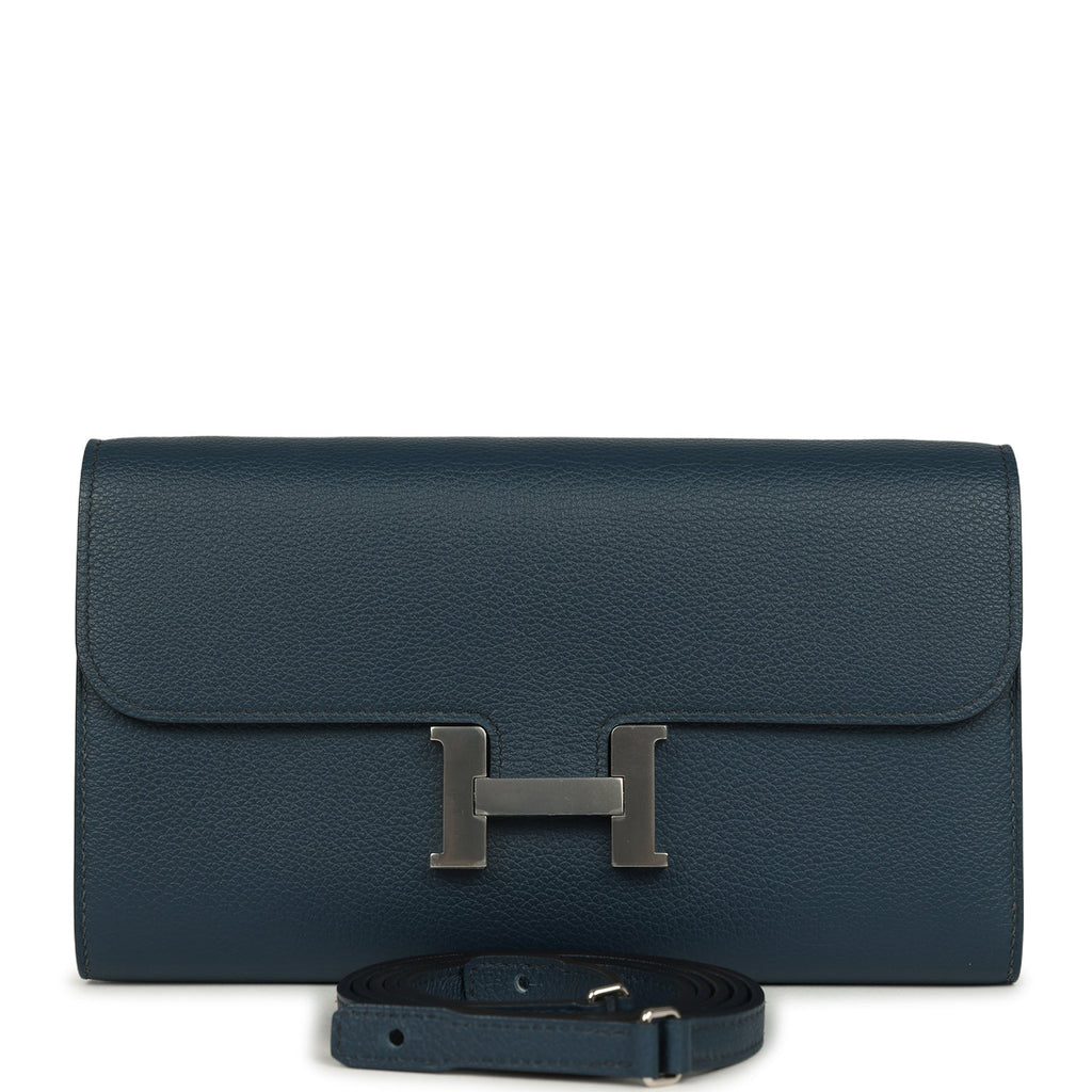 Constance Wallet To Go Bleu De Prusse Evercolor Palladium Hardware Bag