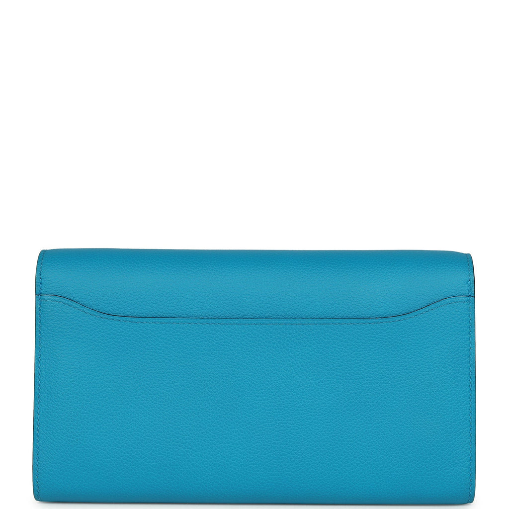 Constance Wallet To Go Bleu Frida Evercolor Palladium Hardware Bag