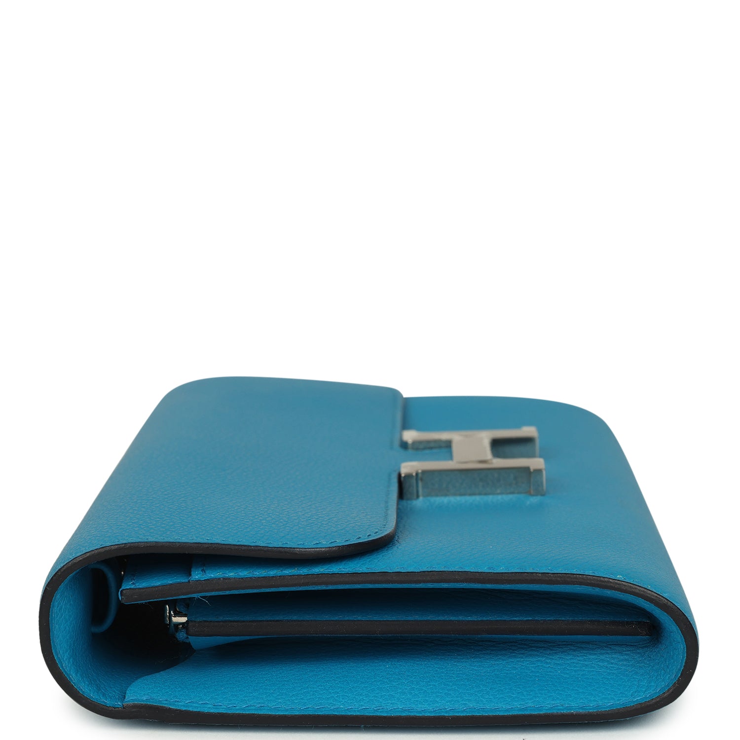 Constance Wallet To Go Bleu Frida Evercolor Palladium Hardware Bag