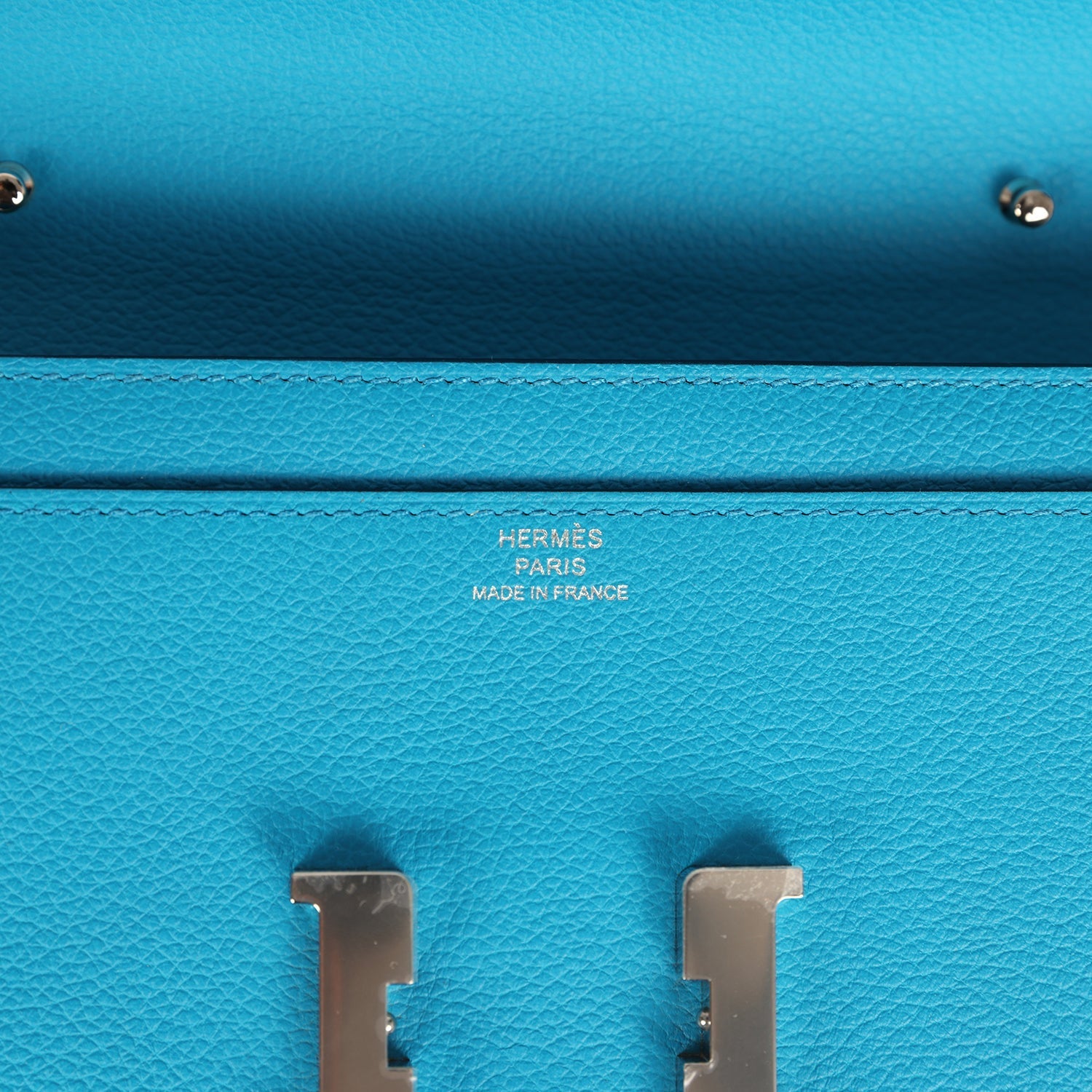 Constance Wallet To Go Bleu Frida Evercolor Palladium Hardware Bag