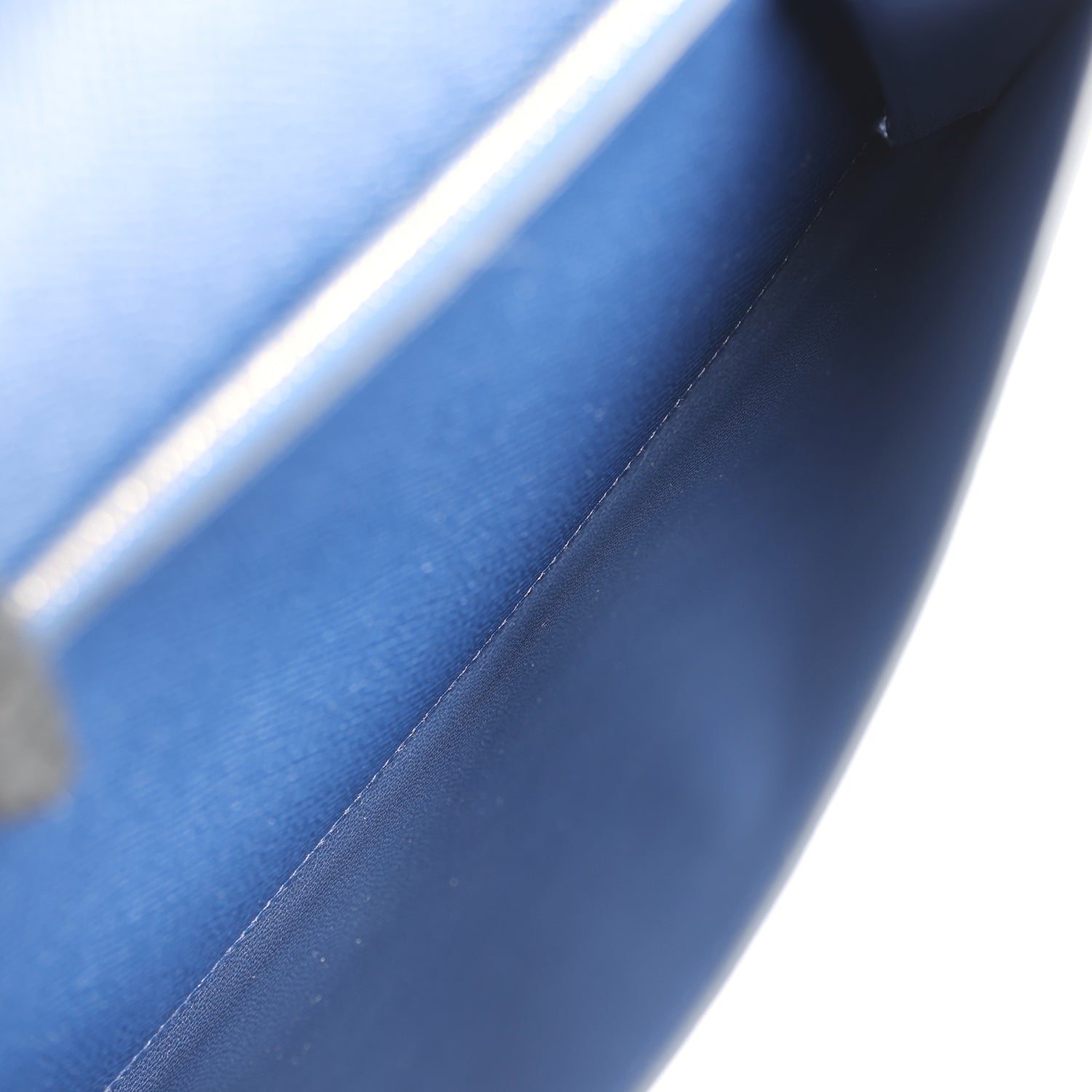 Constance Wallet To Go Bleu Navy Epsom Palladium Hardware Bag