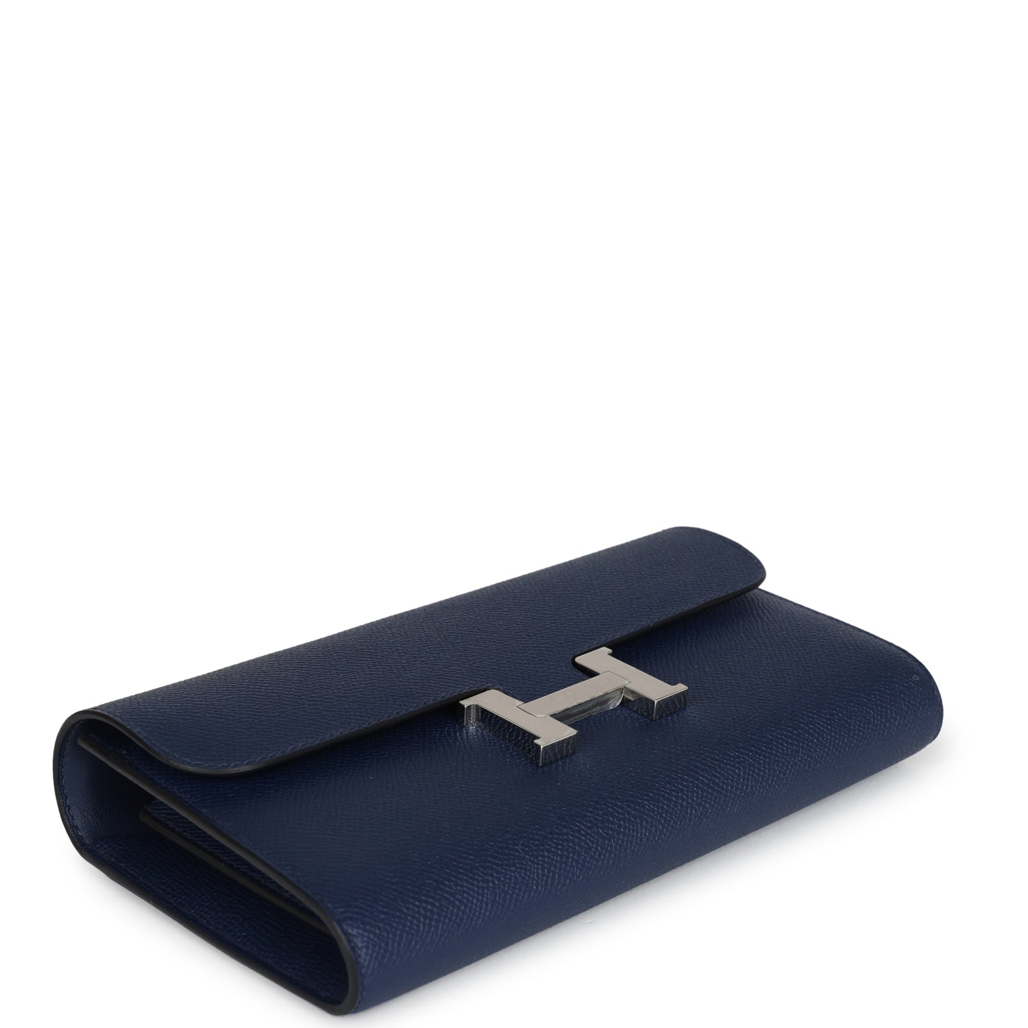 Constance Wallet To Go Bleu Navy Epsom Palladium Hardware Bag