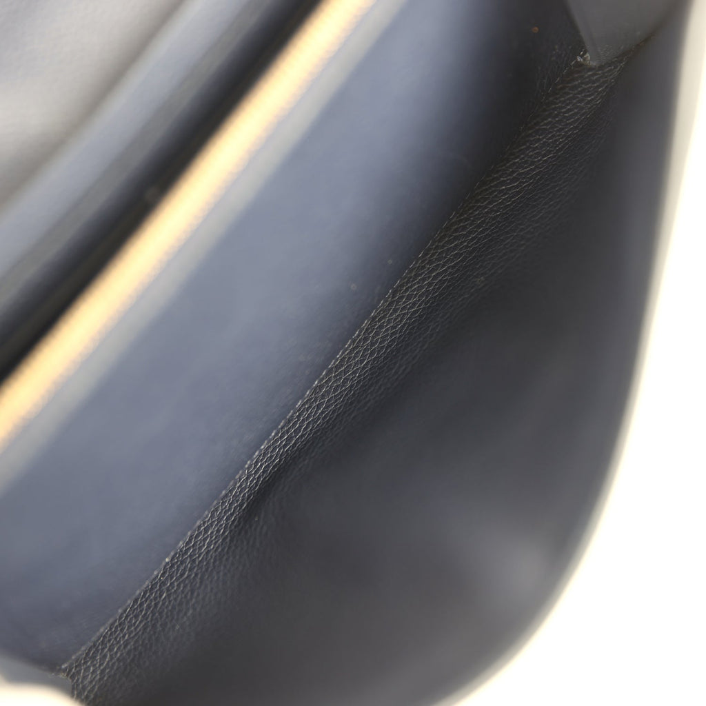 Constance Wallet To Go Bleu Nuit Evercolor Gold Hardware Bag