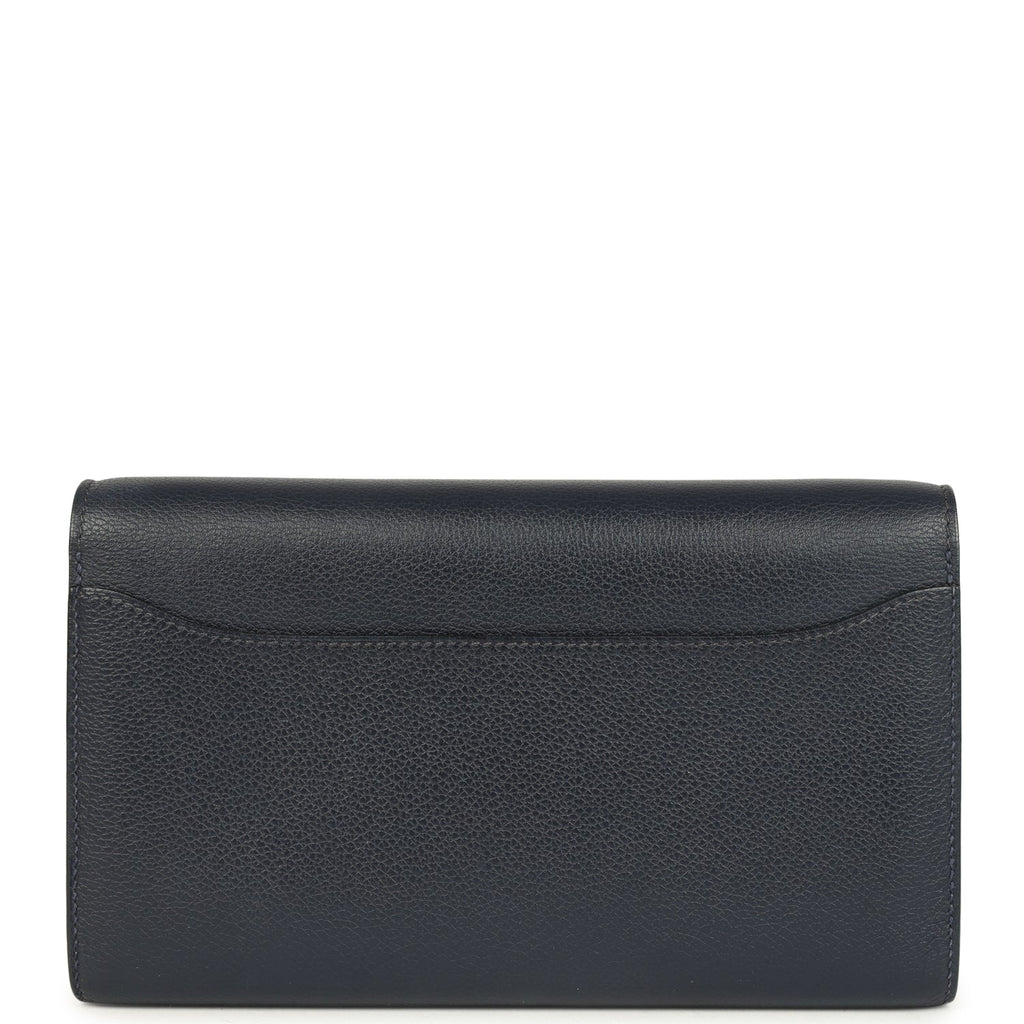 Constance Wallet To Go Bleu Nuit Evercolor Gold Hardware Bag